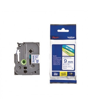 P-touch Schriftbandkassette TZE223 9mmx8m laminiert bl auf ws