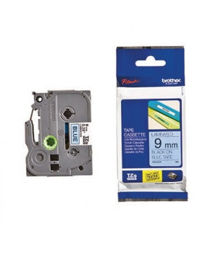 P-touch Schriftbandkassette TZE521 9mmx8m laminiert sw auf bl