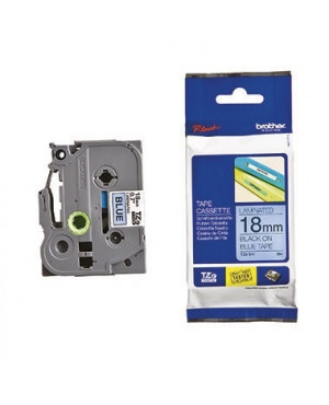 P-touch Schriftbandkassette TZE541 18mmx8m laminiert sw auf blau