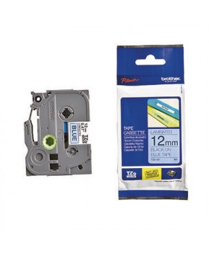 P-touch Schriftbandkassette TZE531 12mmx8m laminiert sw auf bl