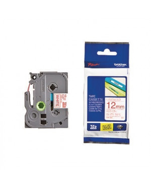 P-touch Schriftbandkassette TZE232 12mmx8m laminiert rt auf ws