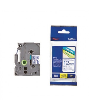 P-touch Schriftbandkassette TZE233 12mmx8m laminiert bl auf ws