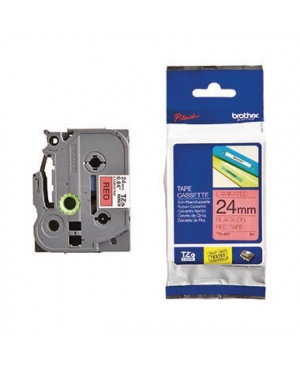 P-touch Schriftbandkassette TZE451 24mmx8m laminiert sw auf rt