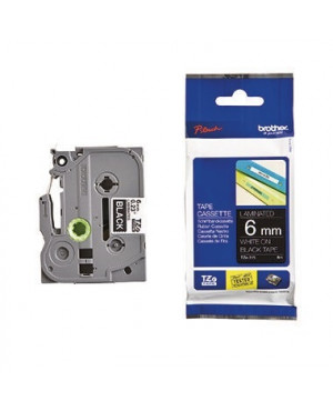P-touch Schriftbandkassette TZE315 6mmx8m laminiert ws auf sw