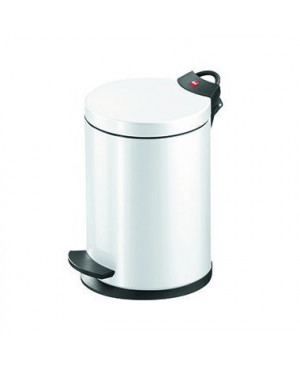 Hailo Tretabfalleimer T2.4 0704-429 4l Stahlblech weiß