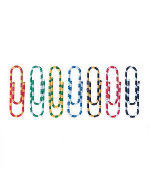 ALCO Büroklammer Zebra 2256-26 26mm rund sortiert 100 St./Pack.