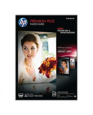 HP Fotopapier Premium Plus CR673A DIN A4 297g weiß 20 Bl./Pack.