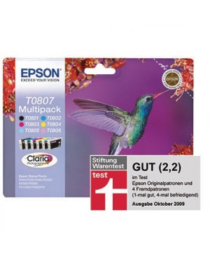 Epson Tintenpatrone C13T08074011 sw/c/m/y/fc/fm 6 St./Pack.