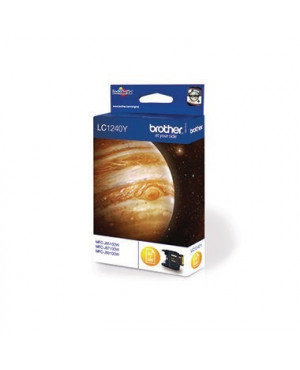 Brother Tintenpatrone LC1240Y 600Seiten gelb