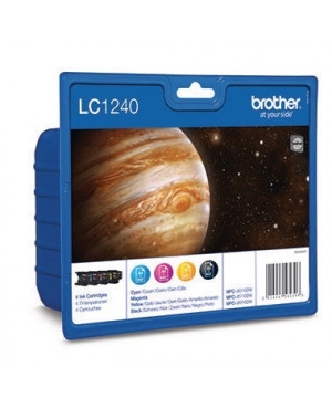 Brother Tintenpatrone LC1240VALBPDR sw/c/m/y 4 St./Pack.