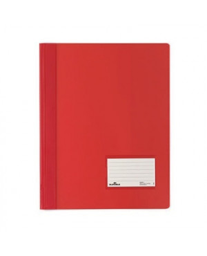 DURABLE Schnellhefter DURALUX 268003 DIN A4 Hartfolie rot