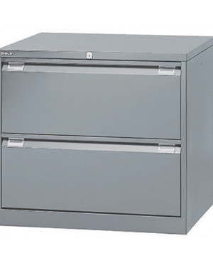 Bisley Hängeregistraturschrank DF2355 2Schubfächer silber