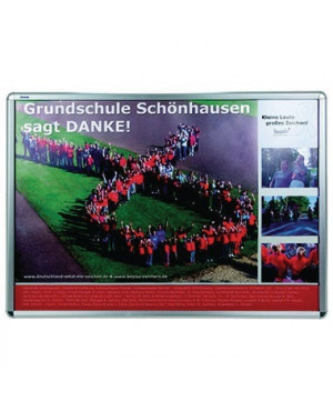 Franken Bilderwechselrahmen BS0803 für DIN A0 silber