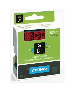 DYMO Schriftbandkassette D1 S0720870 19mmx7m sw auf rt