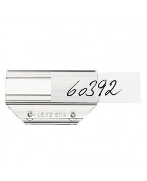 Leitz Vollsichtreiter ALPHA 61140000 60x33mm PVC transparent