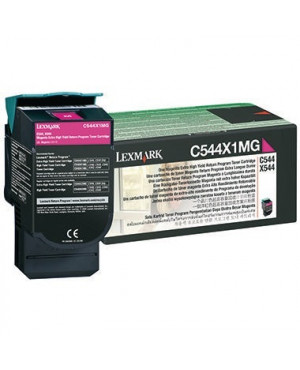 Lexmark Toner C544X1MG 4.000Seiten magenta