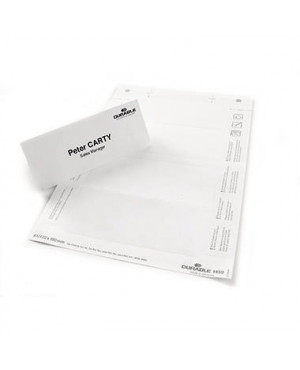 DURABLE Einsteckschild BADGEMAKER 145902 150x63mm weiß 40 St./Pack