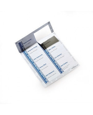 DURABLE Einsteckschild BADGEMAKER 145502 90x54mm weiß 200 St./Pack.