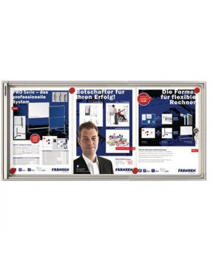 Franken Schaukasten X-tra! Line FSA3 für 3x DIN A4 Aluminium