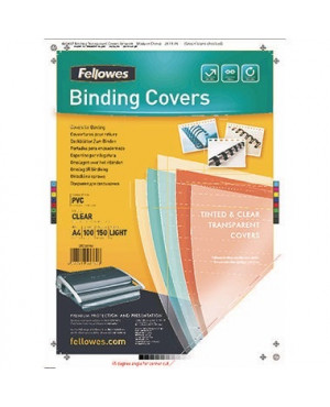 Fellowes Deckblatt 5376001 DIN A4 150mic transparent 100 St./Pack.