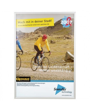 Franken Wechselrahmen Outdoor BS1705 87,1x121,7x1,2cm transparent