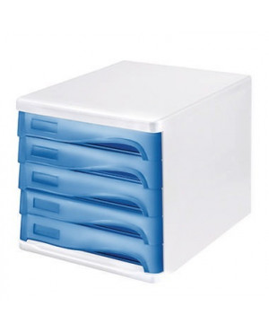 helit Schubladenbox economy H6129484 DIN A4-C4 ws/bl