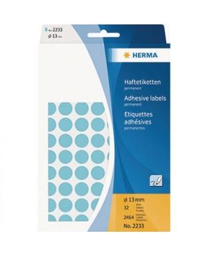 HERMA Markierungspunkt 2233 13mm Papier blau 2.464 St./Pack.