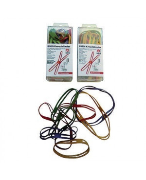 WiHeDü Kreuzband 510.035 150x11mm farbig sortiert 12 St./Pack.