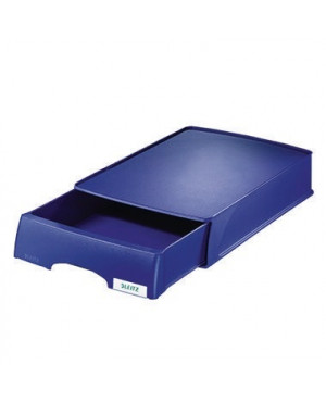Leitz Briefablage Plus 52100035 DIN A4 stapelbar PS blau