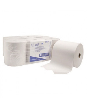 Scott Handtuchrolle Slimroll 6667 20cmx304m weiß 6 St./Pack.