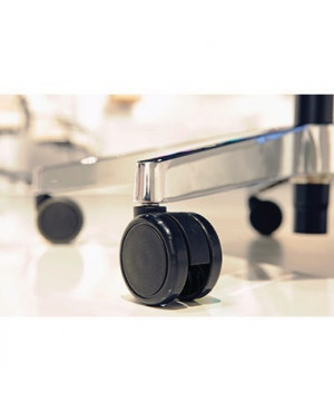 prosedia Ersatzrolle 3977 für weiche Böden schwarz 5 St./Pack.