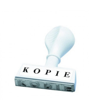 WEDO Textstempel 19324 KOPIE 45mm Kunststoff weiß