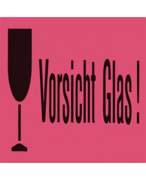 HERMA Hinweisetikett 6750 39x118mm leuchtrot 1.000 St./Pack.