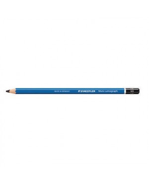 STAEDTLER Bleistift Mars Lumograph 100-6B 17,5cm 6B Schaft blau