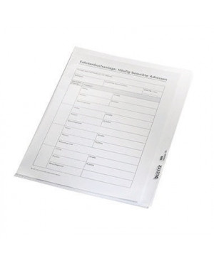 Leitz Sichthülle Premium 41050000 DIN A5 0,15mm PVC transparent