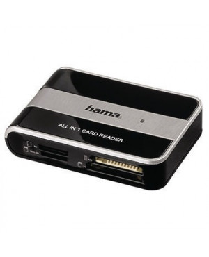Hama Kartenleser 00049016 76x16x52mm USB2.0 silber/schwarz