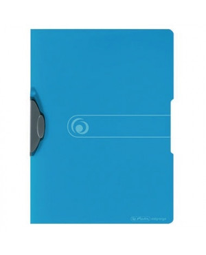 Herlitz Klemmmappe easy orga to go 11206455 DIN A4 30Bl. PP transp./blau
