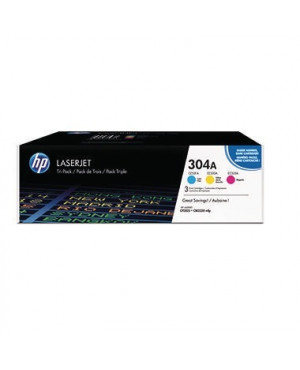 HP Toner CF372AM 304A c/m/y 3 St./Pack.