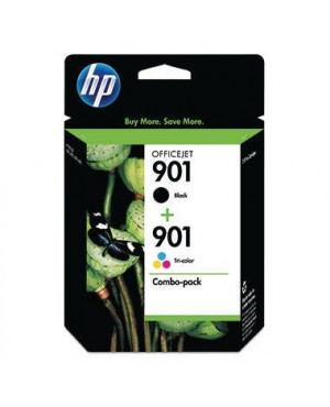 HP Tintenpatrone SD519AE Nr.901 sw/c/m/y 2 St./Pack.