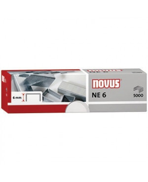 NOVUS Heftklammer NE 6 042-0000 verzinkt 5.000 St./Pack.