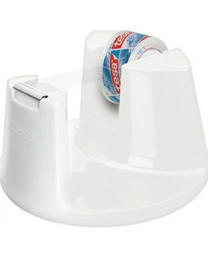 tesa Tischabroller Easy Cut Compact 53837-00000 weiß +Klebefilm