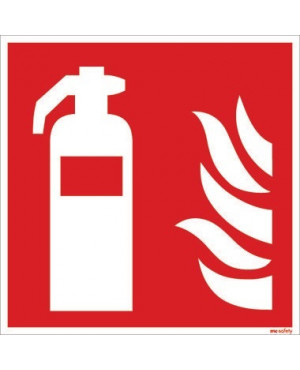Hinweisschild Feuerlöscher 20x20cm Hart-PVC