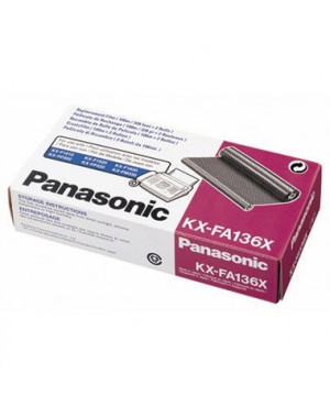 Panasonic Thermotransferrolle KXFA136X schwarz 2 St./Pack.
