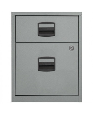 Schubladenschrank PFAM1S1F355 1Schubfach silber