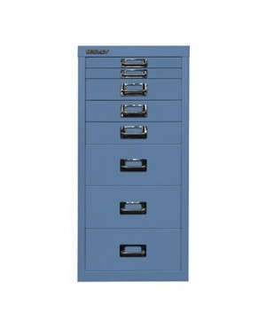 Bisley Schubladenschrank L298605 8Schubfächer blau