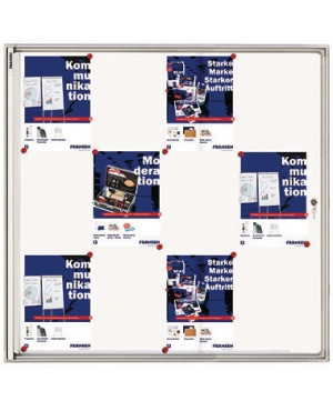 Franken Schaukasten X-tra! Line FSA12 für 12x DIN A4 Aluminium