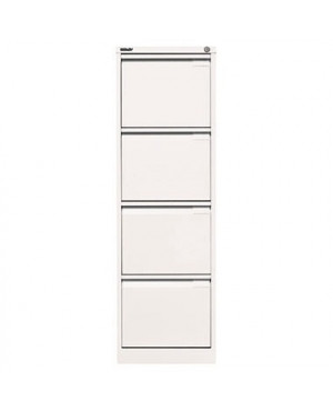 Bisley Hängeregistraturschrank 3643696 4Schubfächer verkehrsweiß