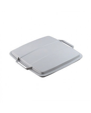 DURABLE Abfalleimer DURABIN FLIP VEH201320 52x61x49cm grau