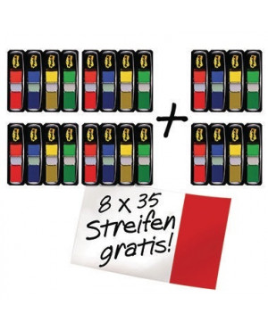 Post-it Haftstreifen Index Mini Promotion 683-4+2 farbig sortiert