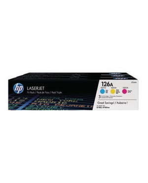 HP Toner CF341A 126A 3x1.000Seiten c/m/y 3 St./Pack.